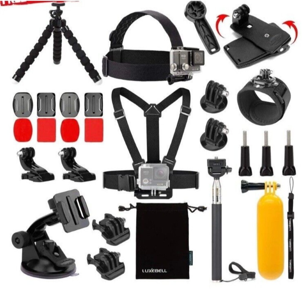 14 in 1 Gopro Accessories Kit Luxebell EK5000 EK7000 4K WiFi Action Camera Hero